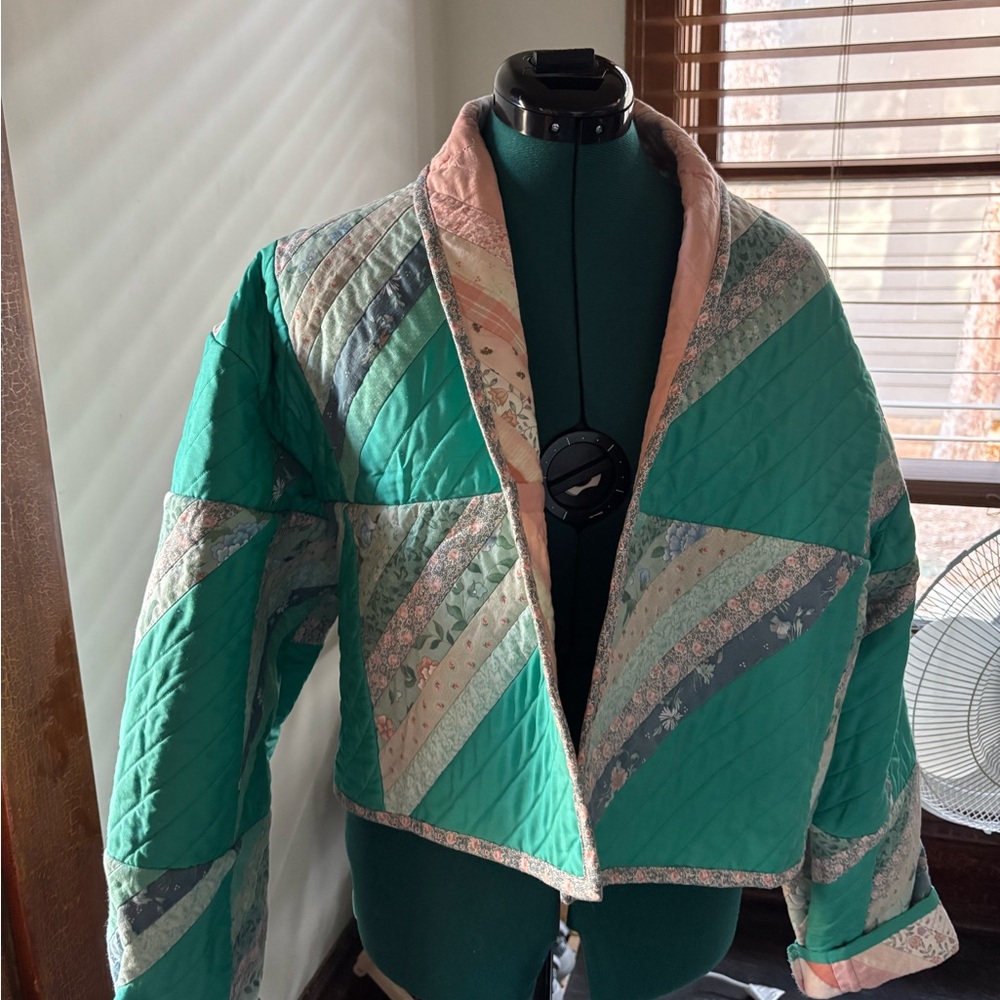 Patchwork Quilted Women's Jacket - image 1